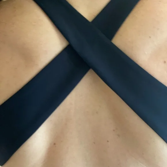 navy blue Jay Godfrey halter gown - Picture 13 of 17